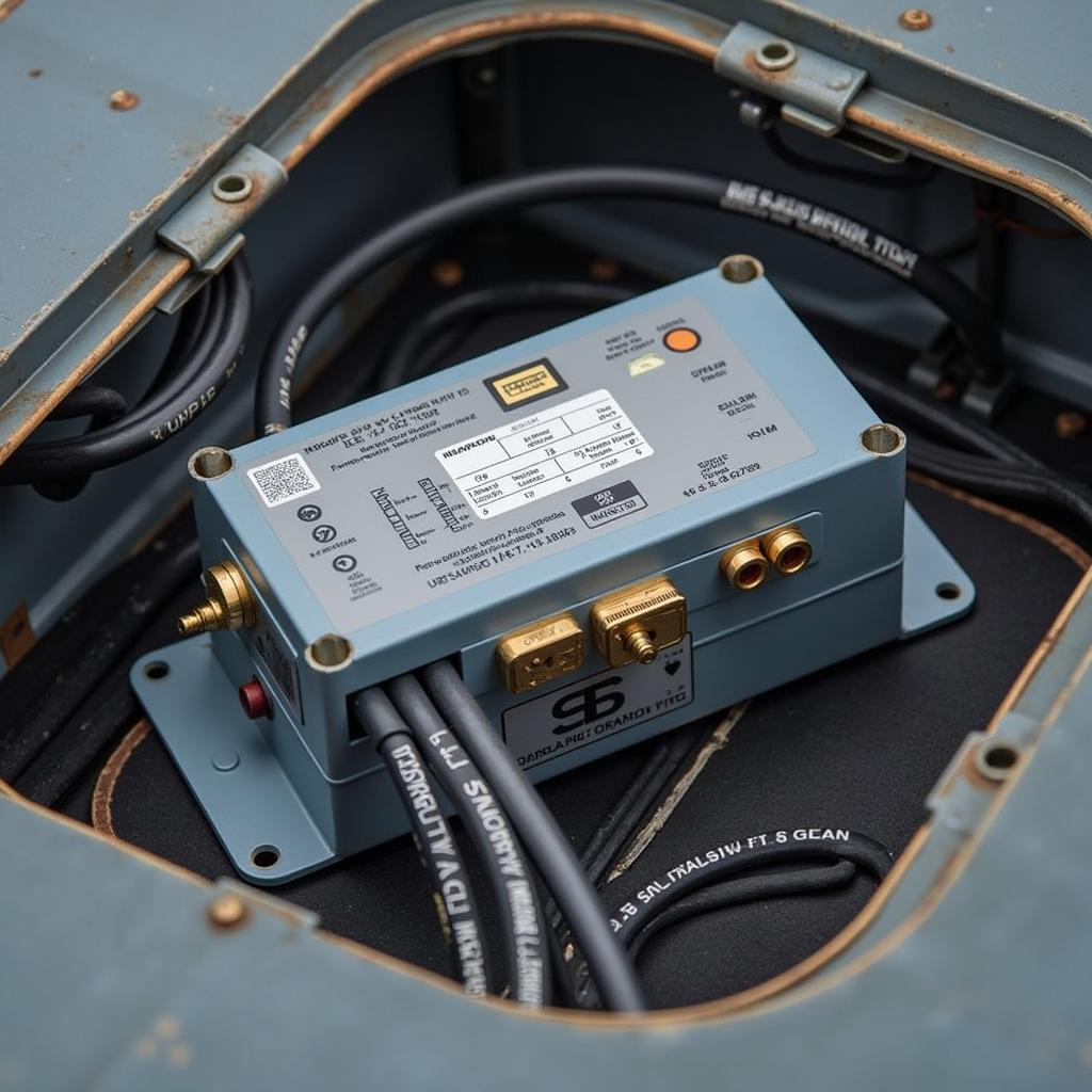 Military Aircraft Mode S Transponder Close-up