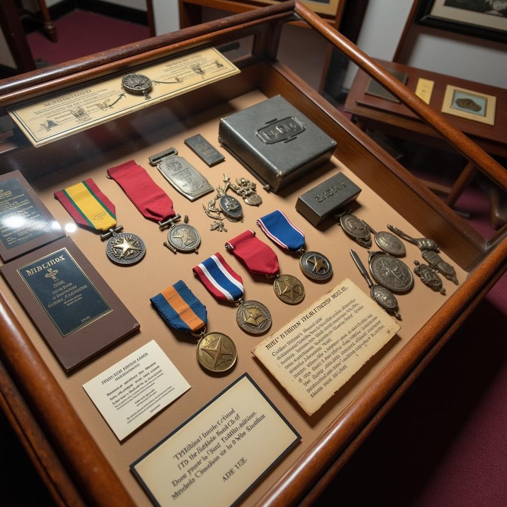 Military Medal Display Case