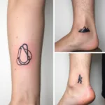 Minimalist Rock Climbing Tattoo Designs