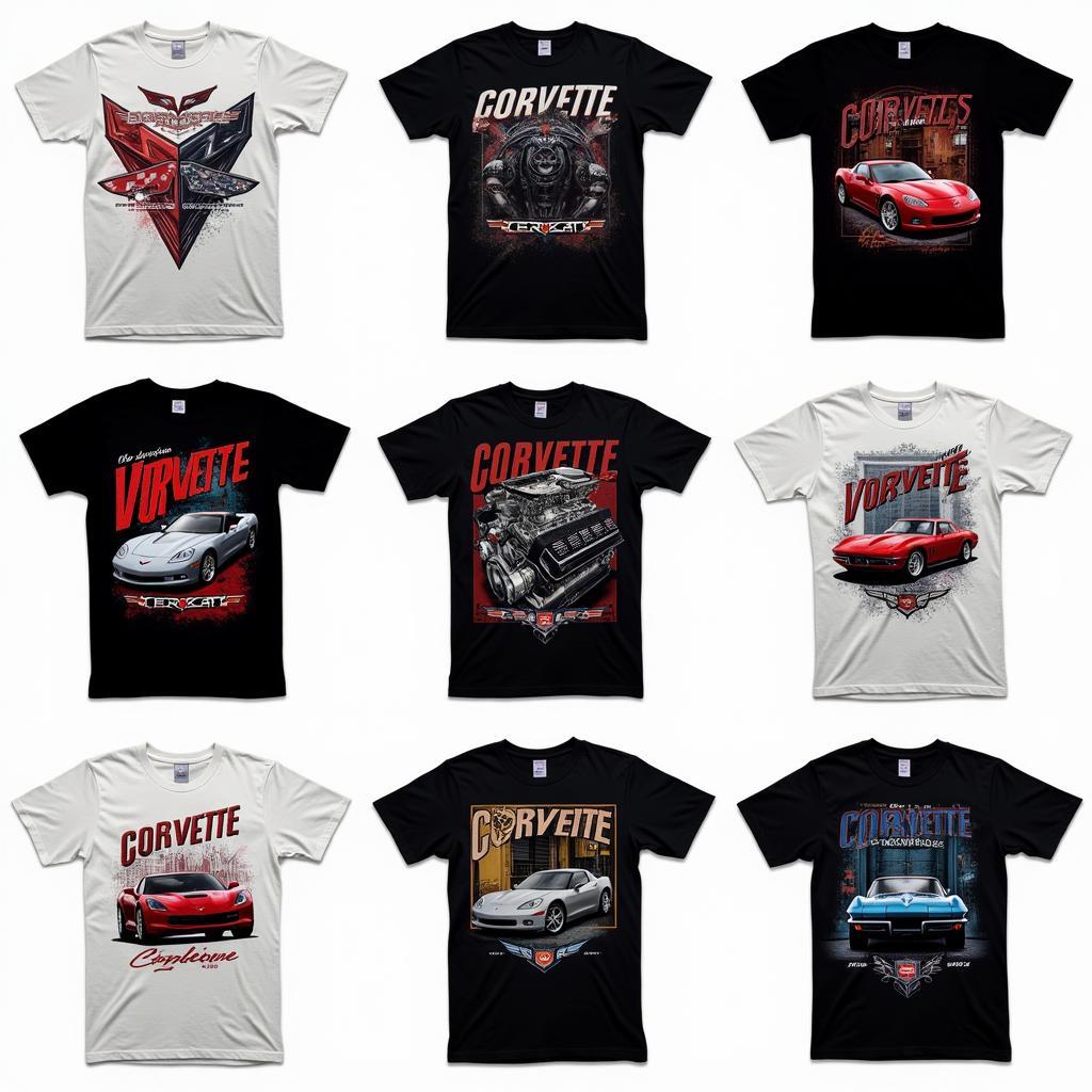 Modern Corvette Graphic Tee Styles