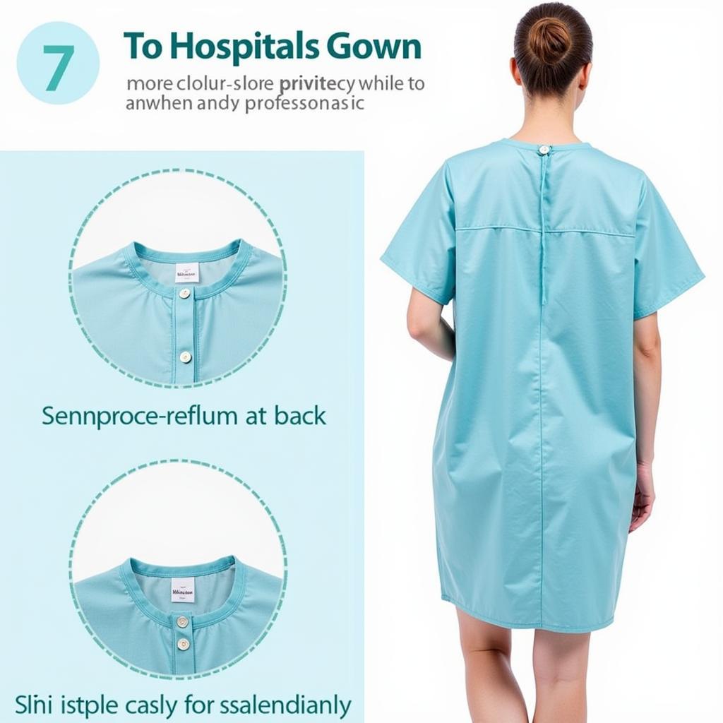 Modern hospital gown design