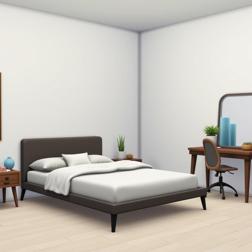 Modern Minimalist Sims 4 Bedroom Furniture