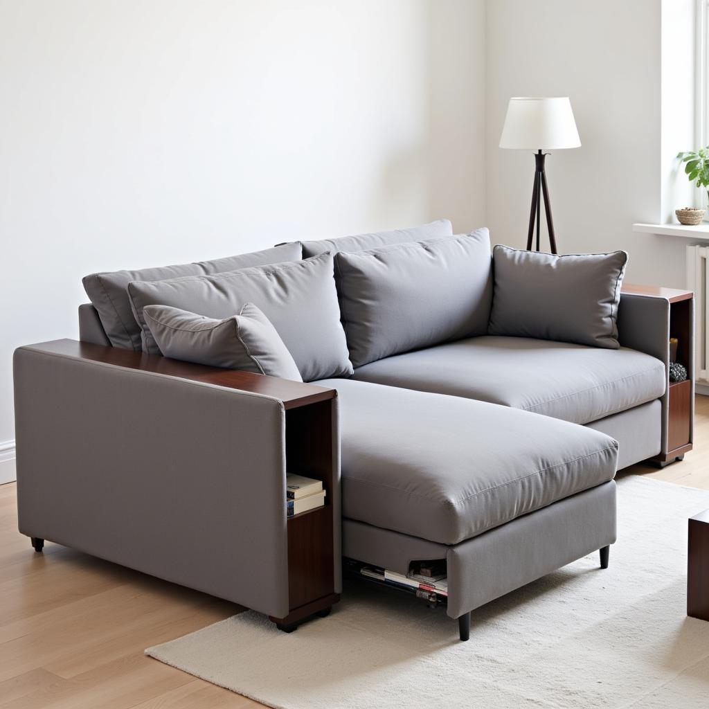 Modern Sofa Mod with Built-in Storage