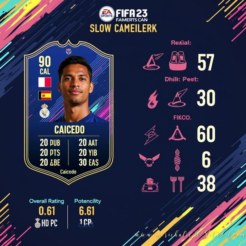 Moises Caicedo FIFA 23 Card and Stats