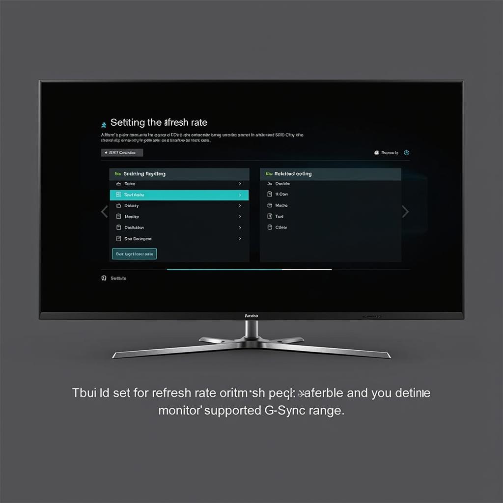 Monitor Refresh Rate Settings