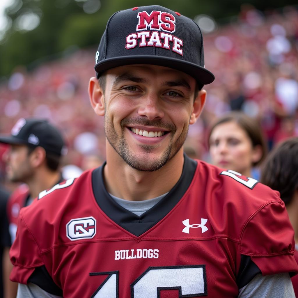 MS State Bulldogs Fan Wearing Apparel