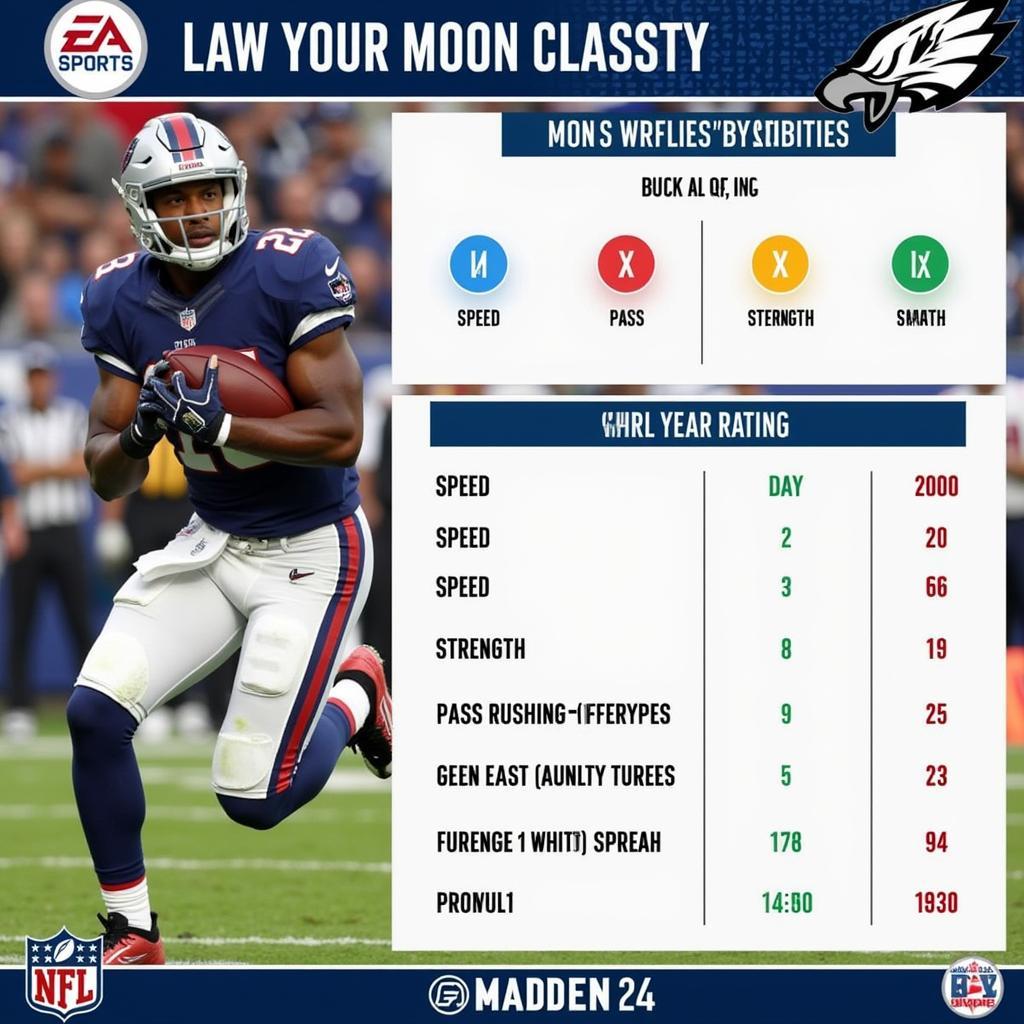 Myles Garrett's Key Attributes in Madden 24