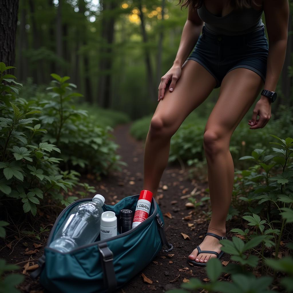 Preparing for a Naked Night Walk