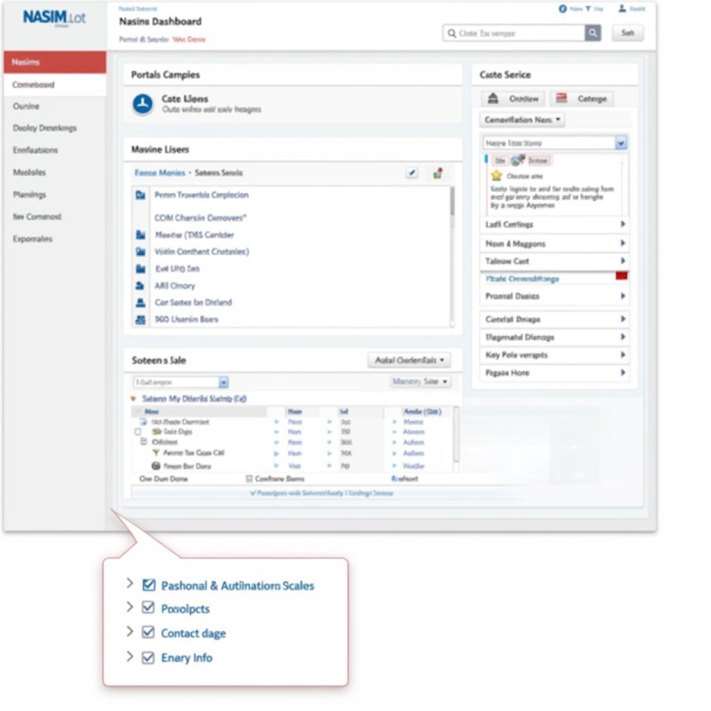 Nasims Portal Dashboard Overview