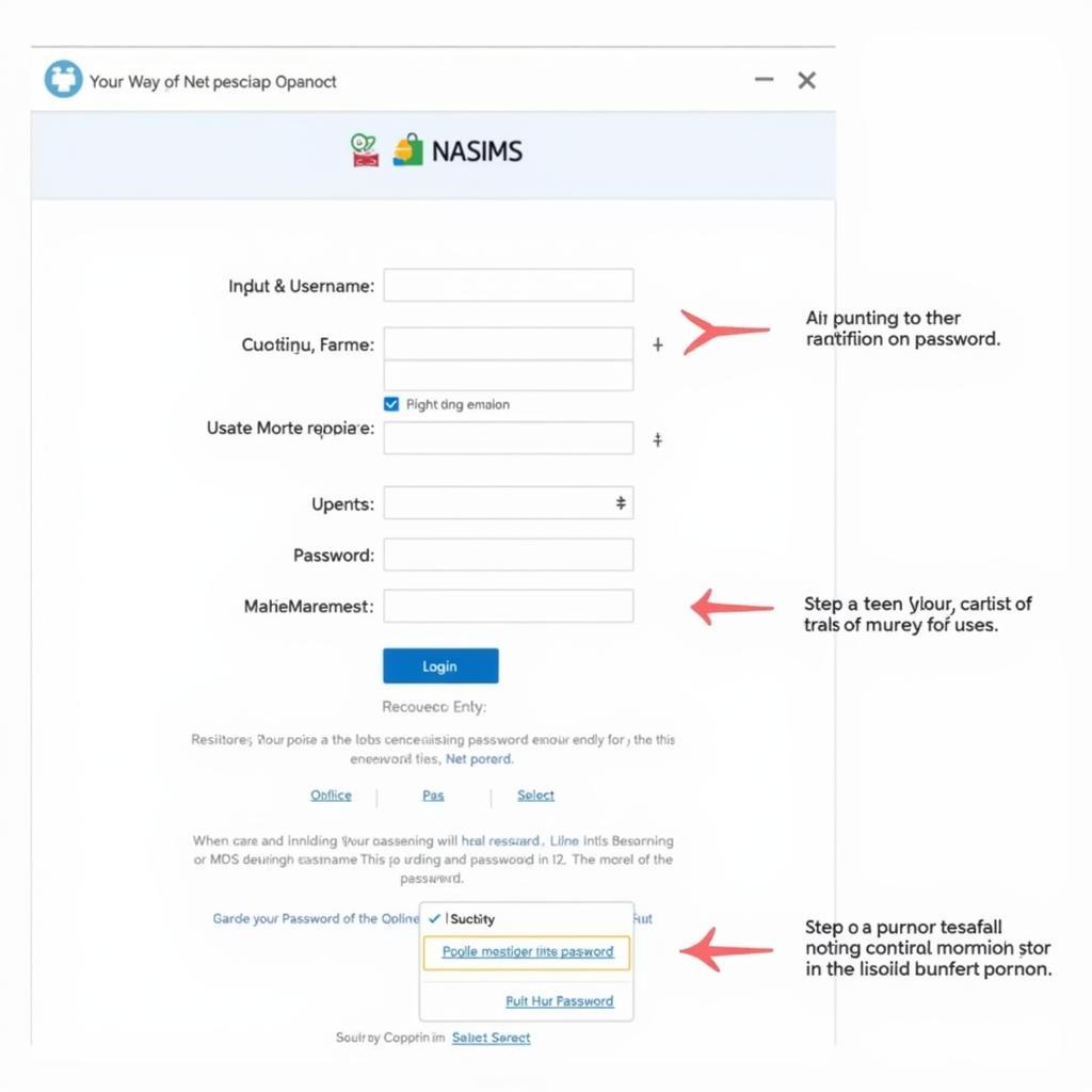 NASIMS Portal Login Process