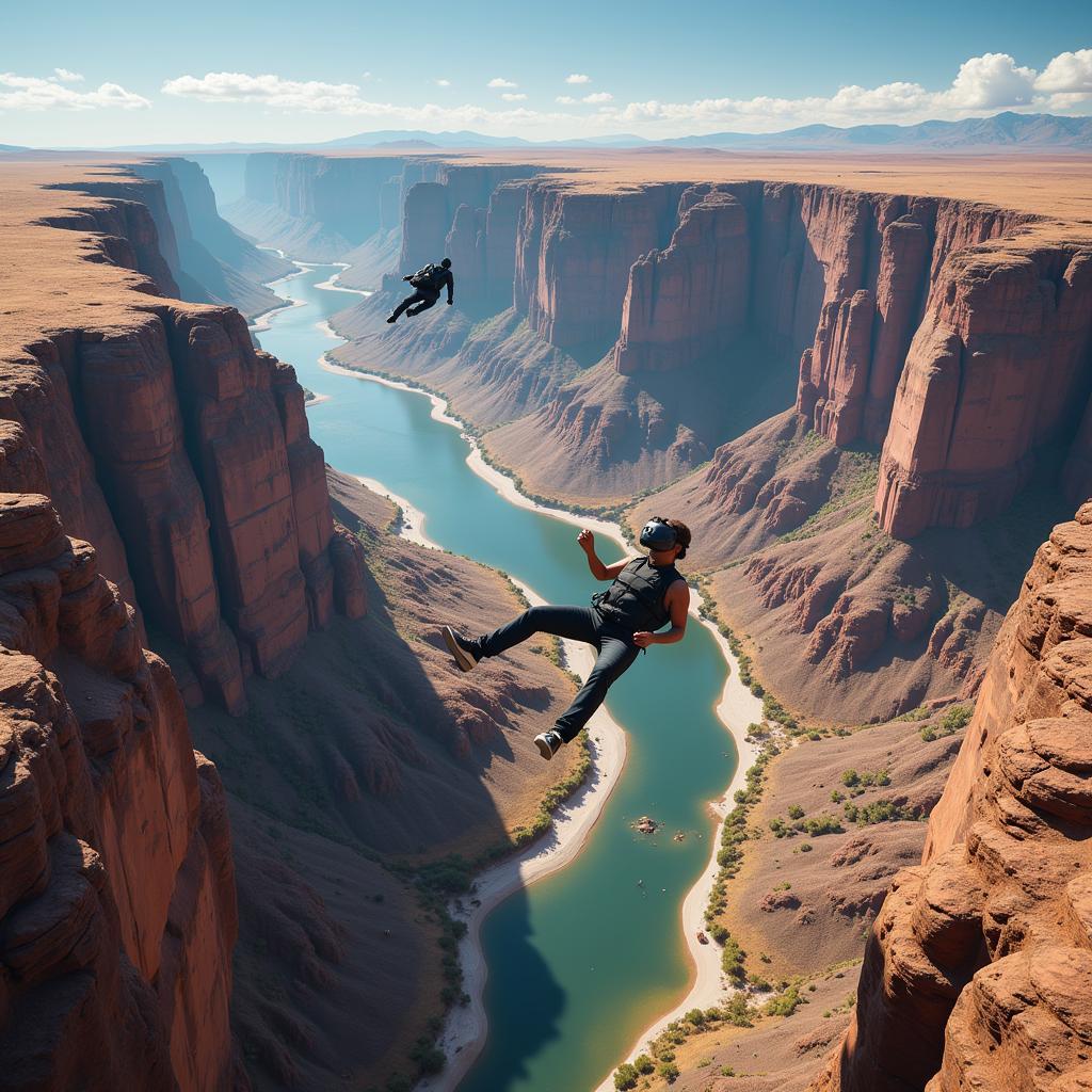 Navigating the Virtual Mirage Skydiving Landscape