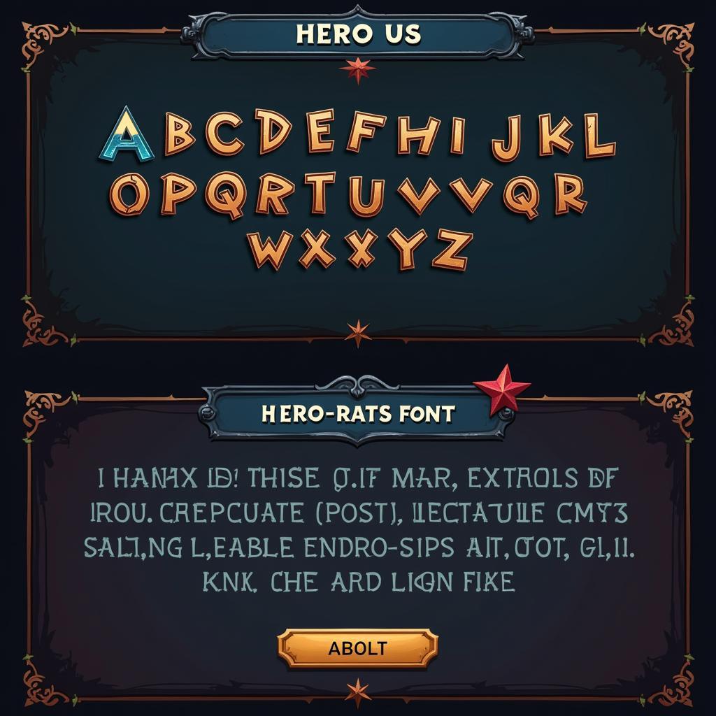 New Hero Font Implementation Example