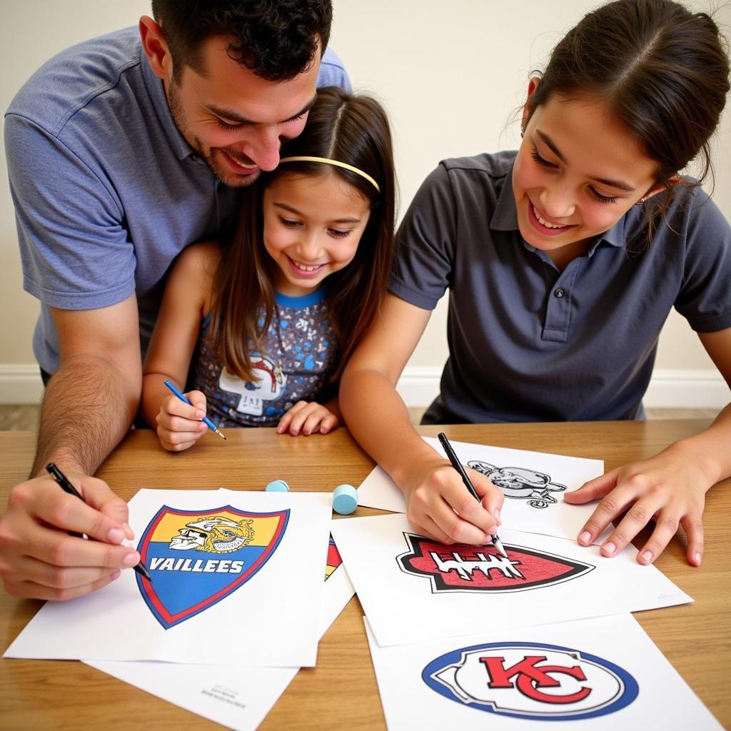 NFL Coloring Pages: Family Fun