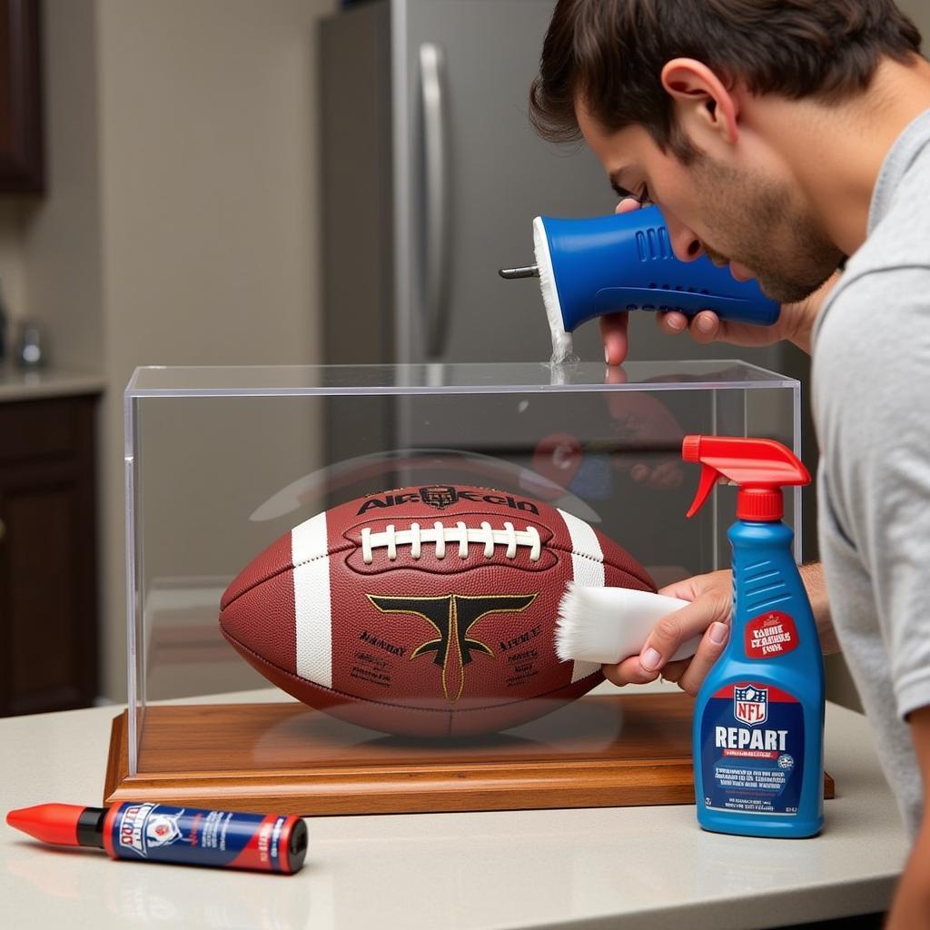 Tips for Maintaining Your NFL Football Display Case