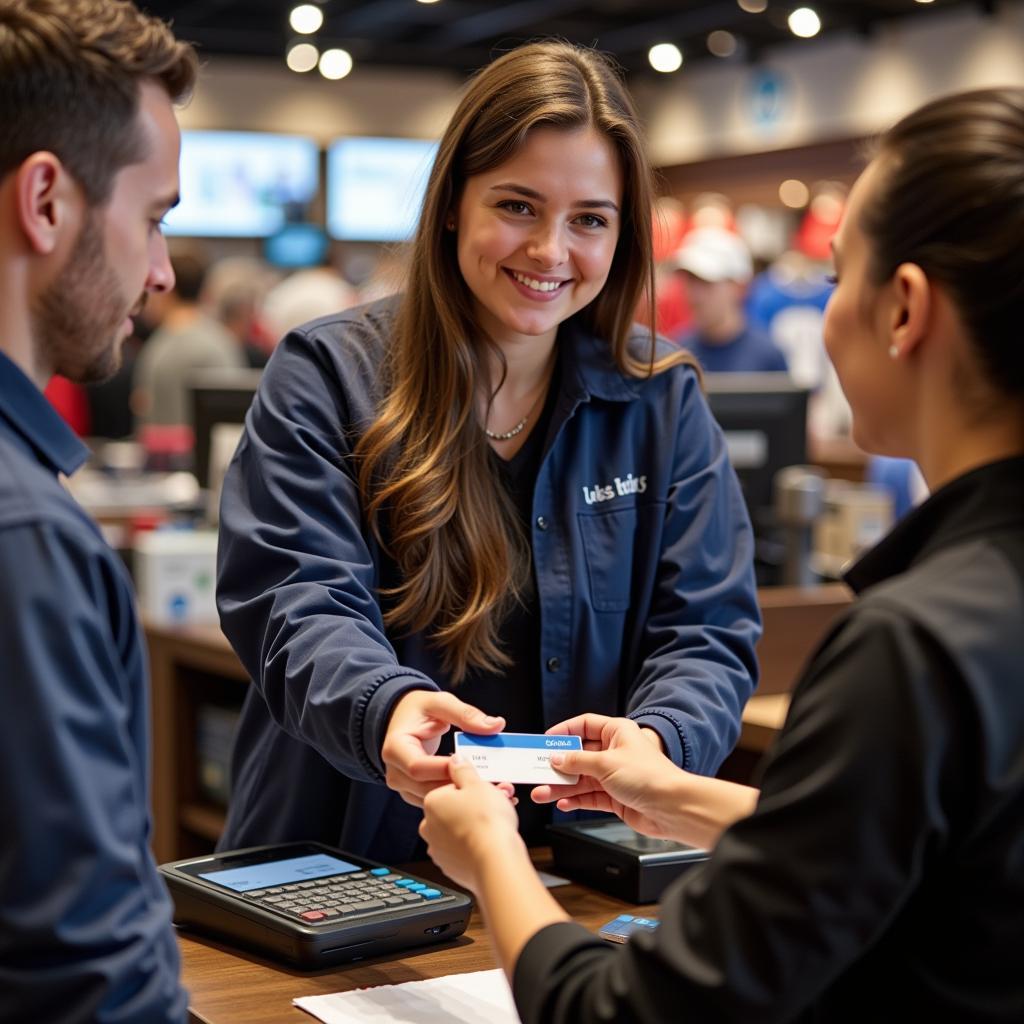 Checking NFL Gift Card Balance at Retail Store