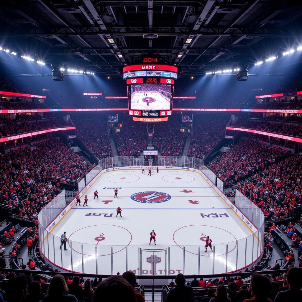 NHL Arena Atmosphere: Crowd, Lights, and Ice