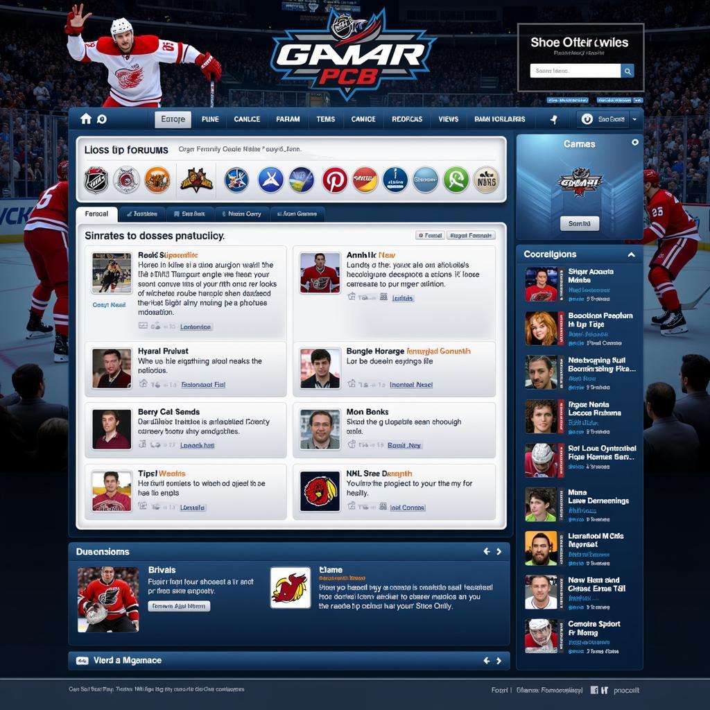 NHL Game Sim Online Community