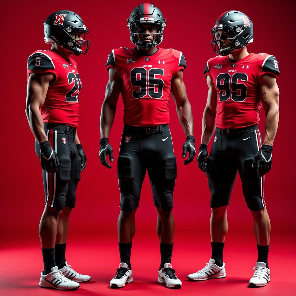 Modern NIU Football Uniform