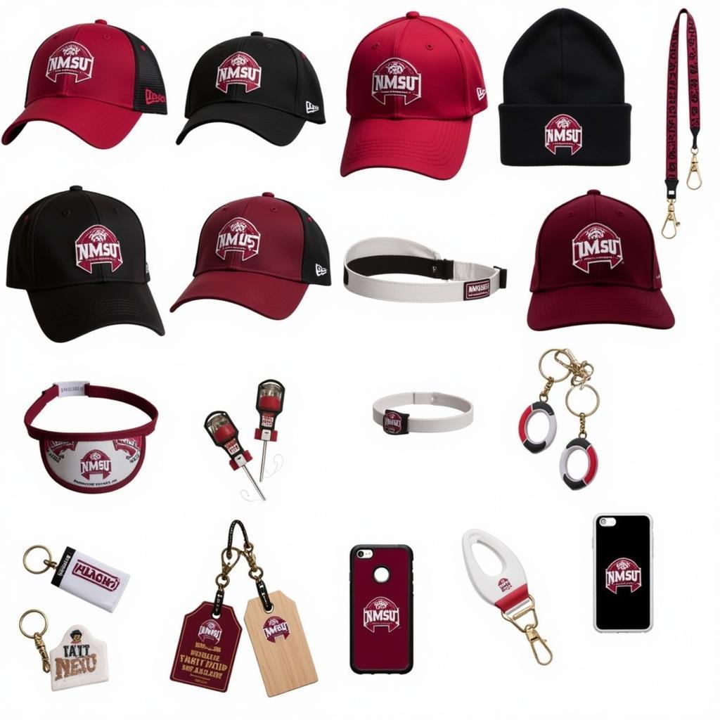 Complete your Aggie look with stylish NMSU hats and accessories like baseball caps, beanies, and keychains.