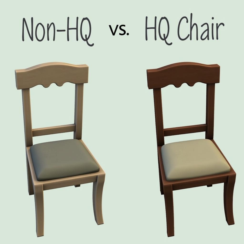 Non-HQ vs. HQ Sims 4 Comparison