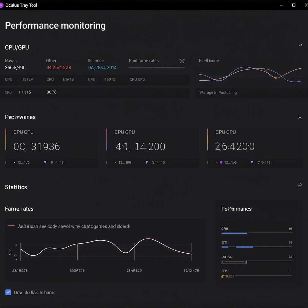 Oculus Tray Tool Performance Monitoring