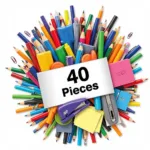 Office Supply Bundle - 40 Items