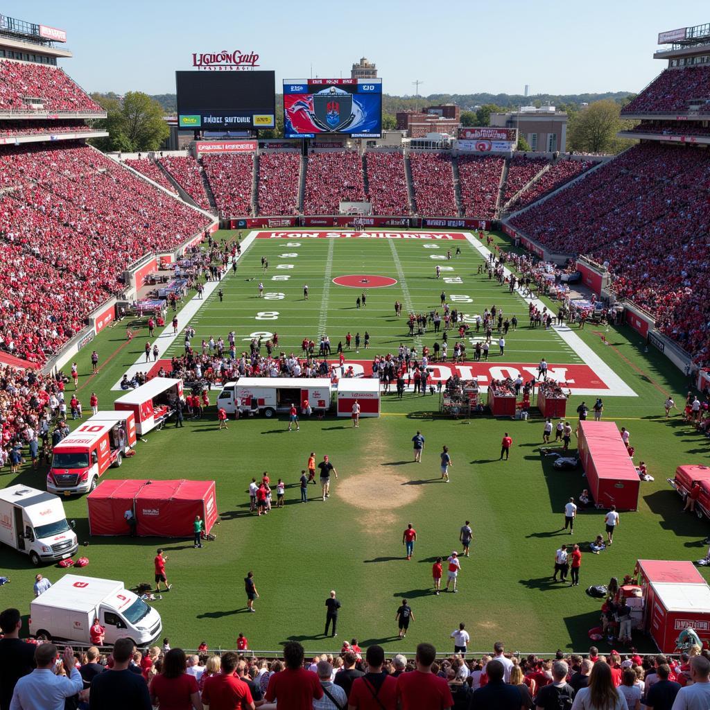 Ohio Stadium Visitors Tailgating