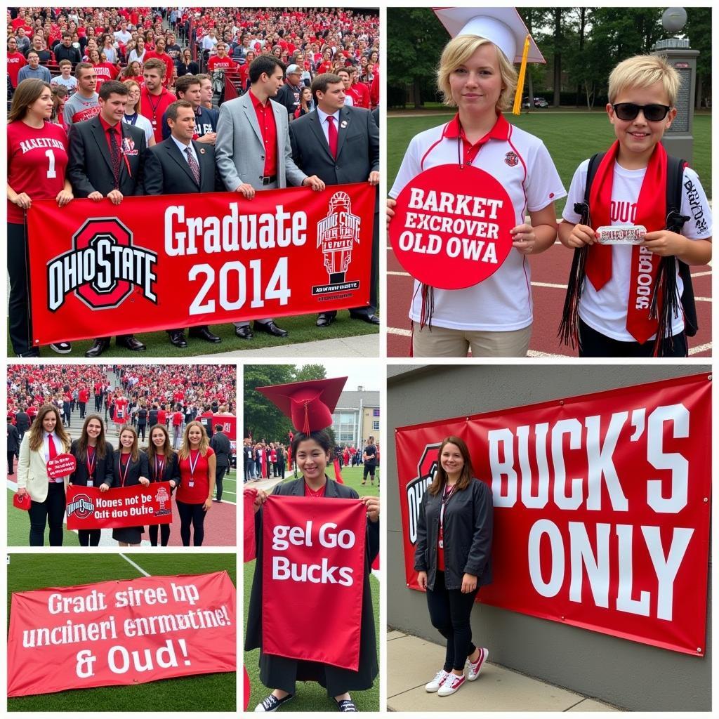 Ohio State Banners for Graduations and Game Days