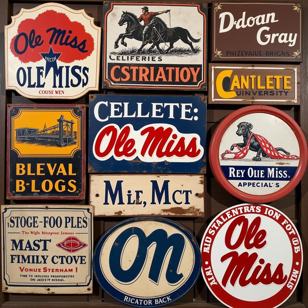 Vintage Ole Miss Signs: A Look Back at Classic Designs