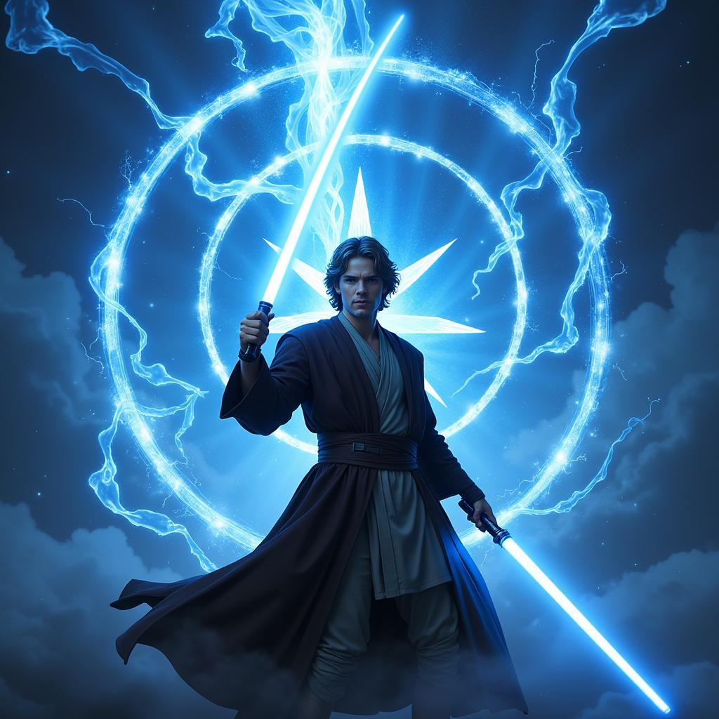 Omega Anakin wielding the Force