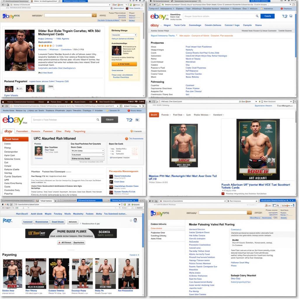 Online Marketplaces for UFC Cards