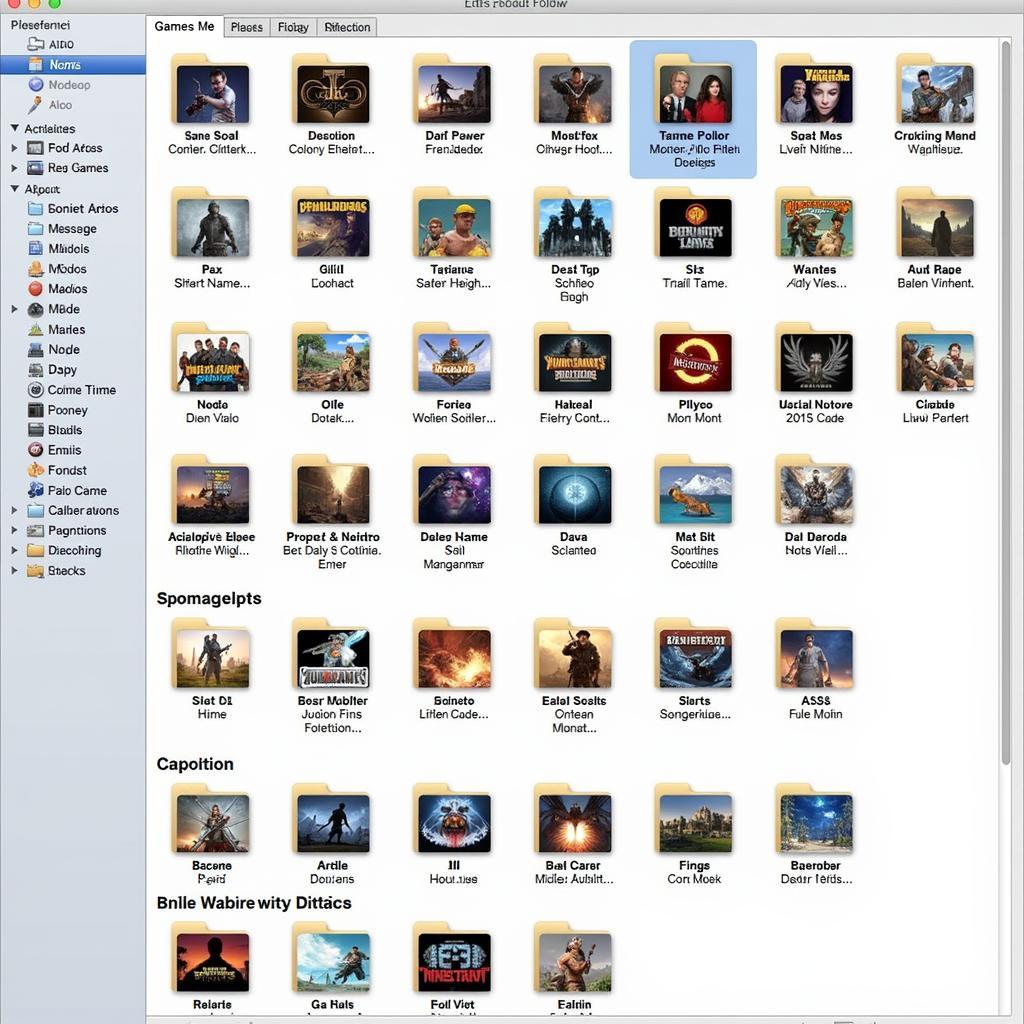 Organized Game Library with Consistent Folder Artwork