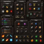 Organized Inventory in an RPG