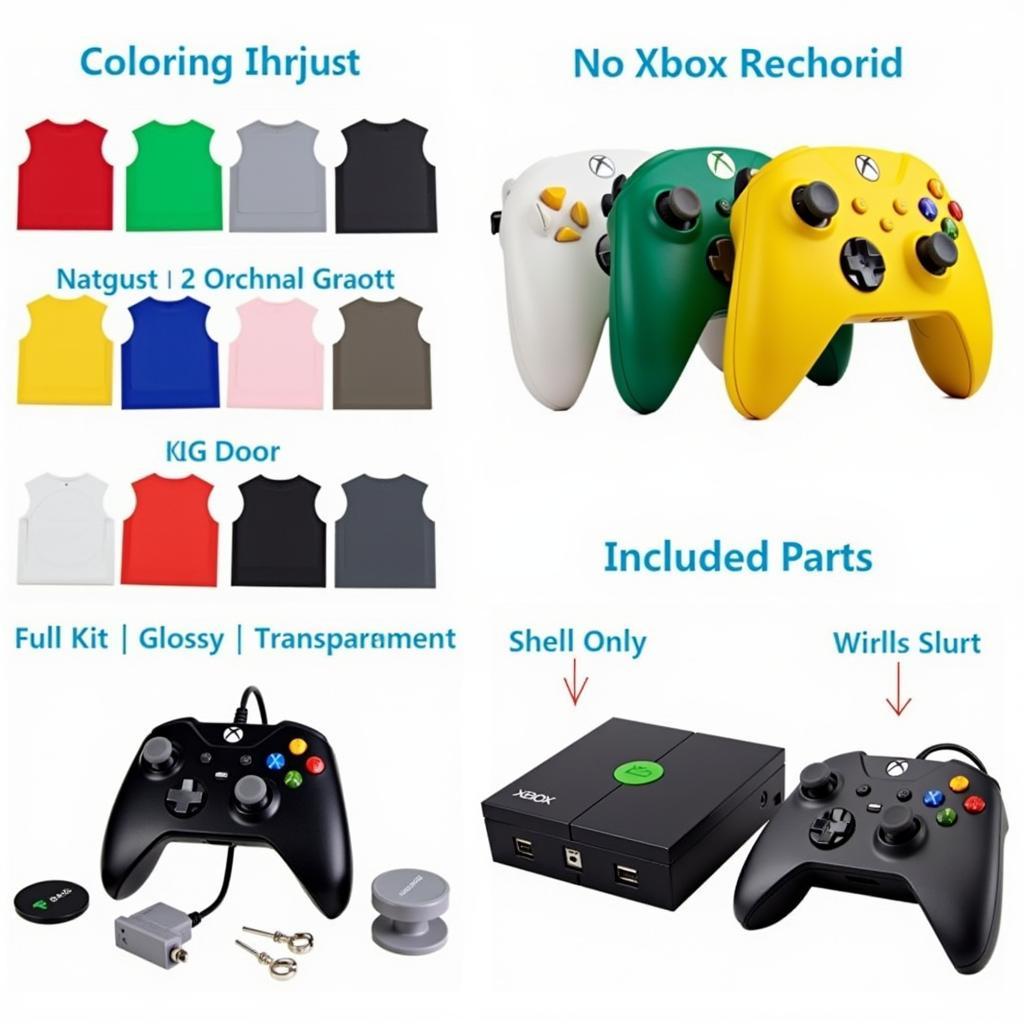 Original Xbox Replacement Shell Types