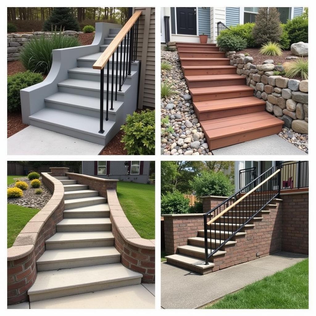 Outdoor Basement Stairwell Design Ideas