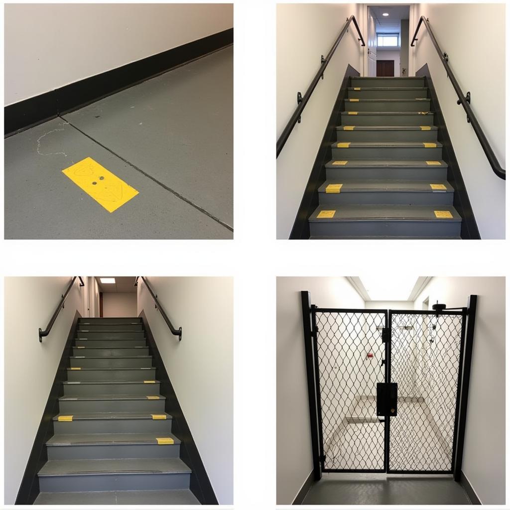 Outdoor Basement Stairwell Safety Features