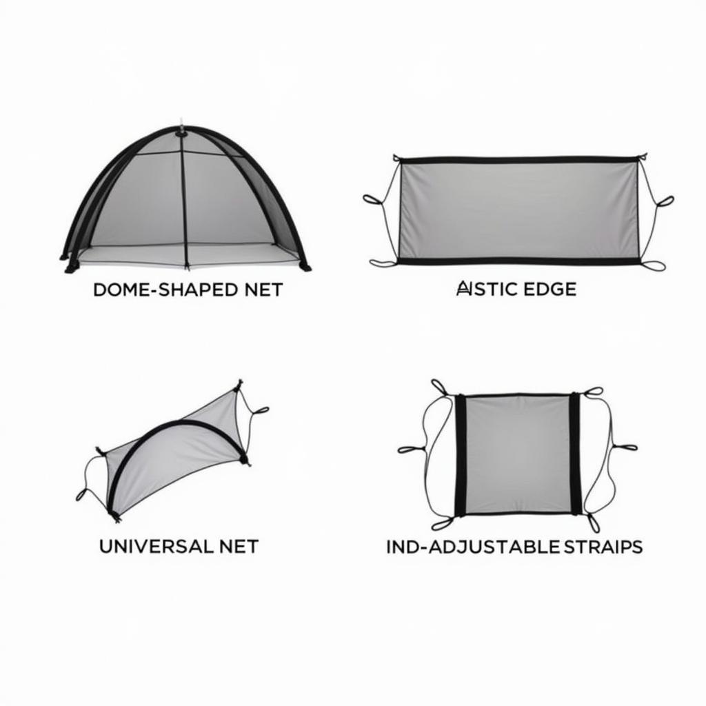 Different types of pack n play bug nets