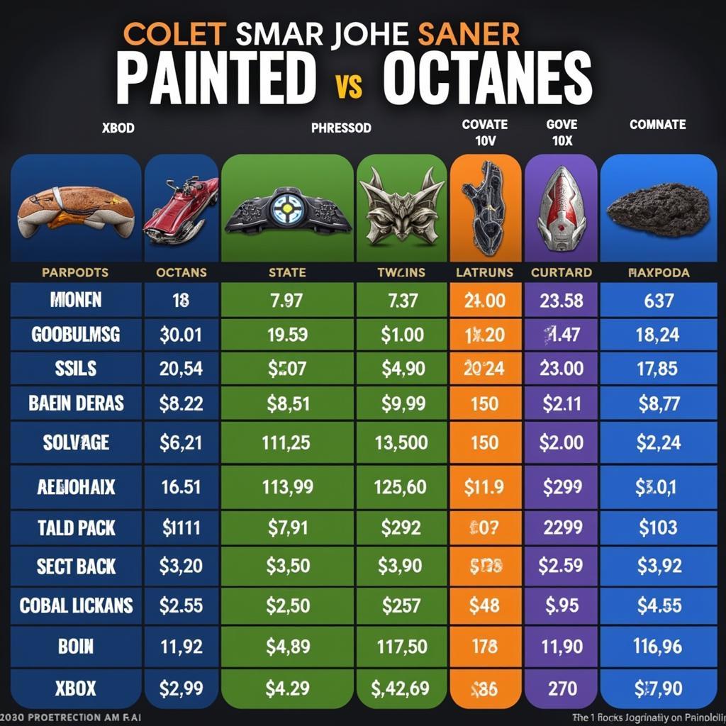 Painted Cobalt Octanes Price Comparison