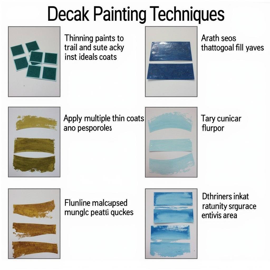 Techniques for Painting Decals