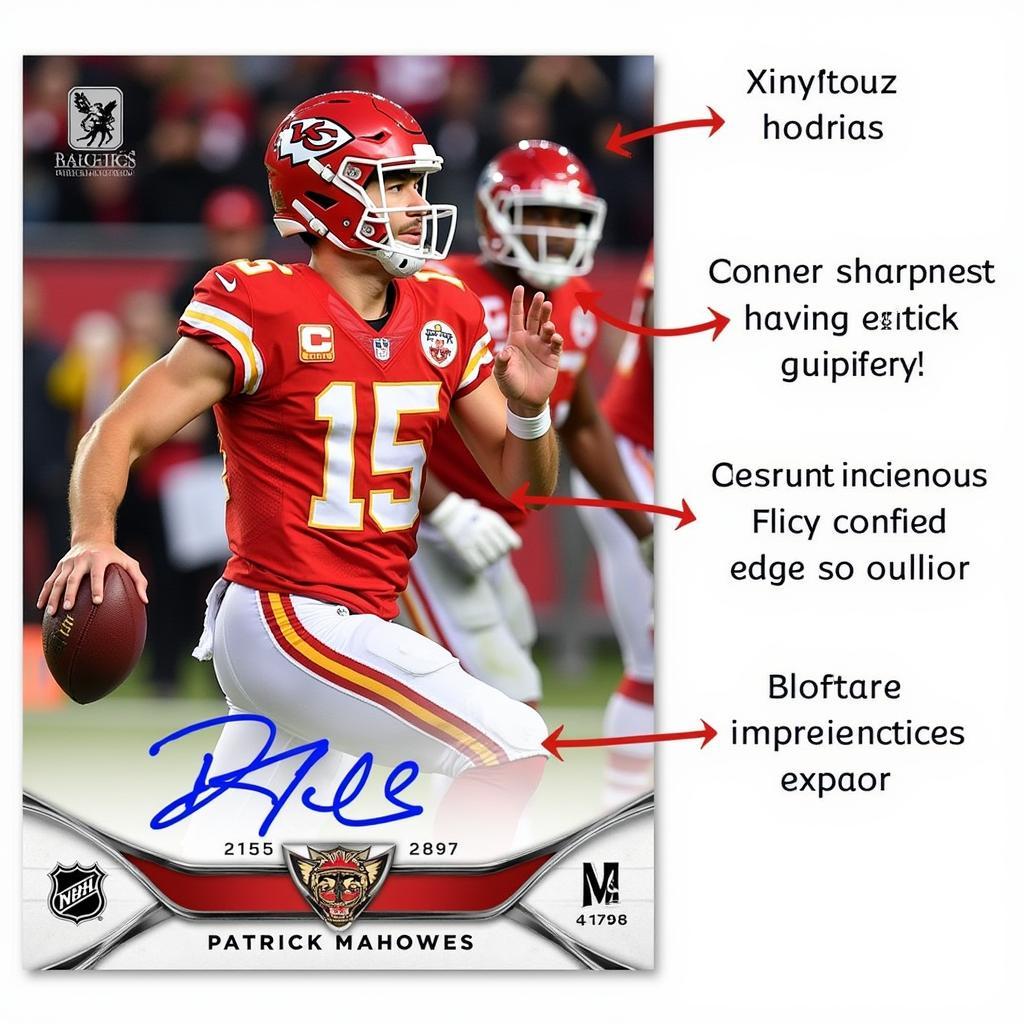 Patrick Mahomes Rookie Card Grading Example