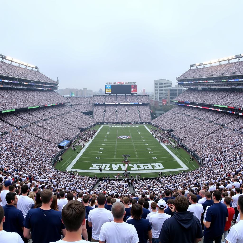 Penn State White Out Crowd