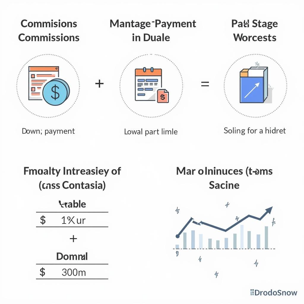 Visual representation of various percentage calculation scenarios.