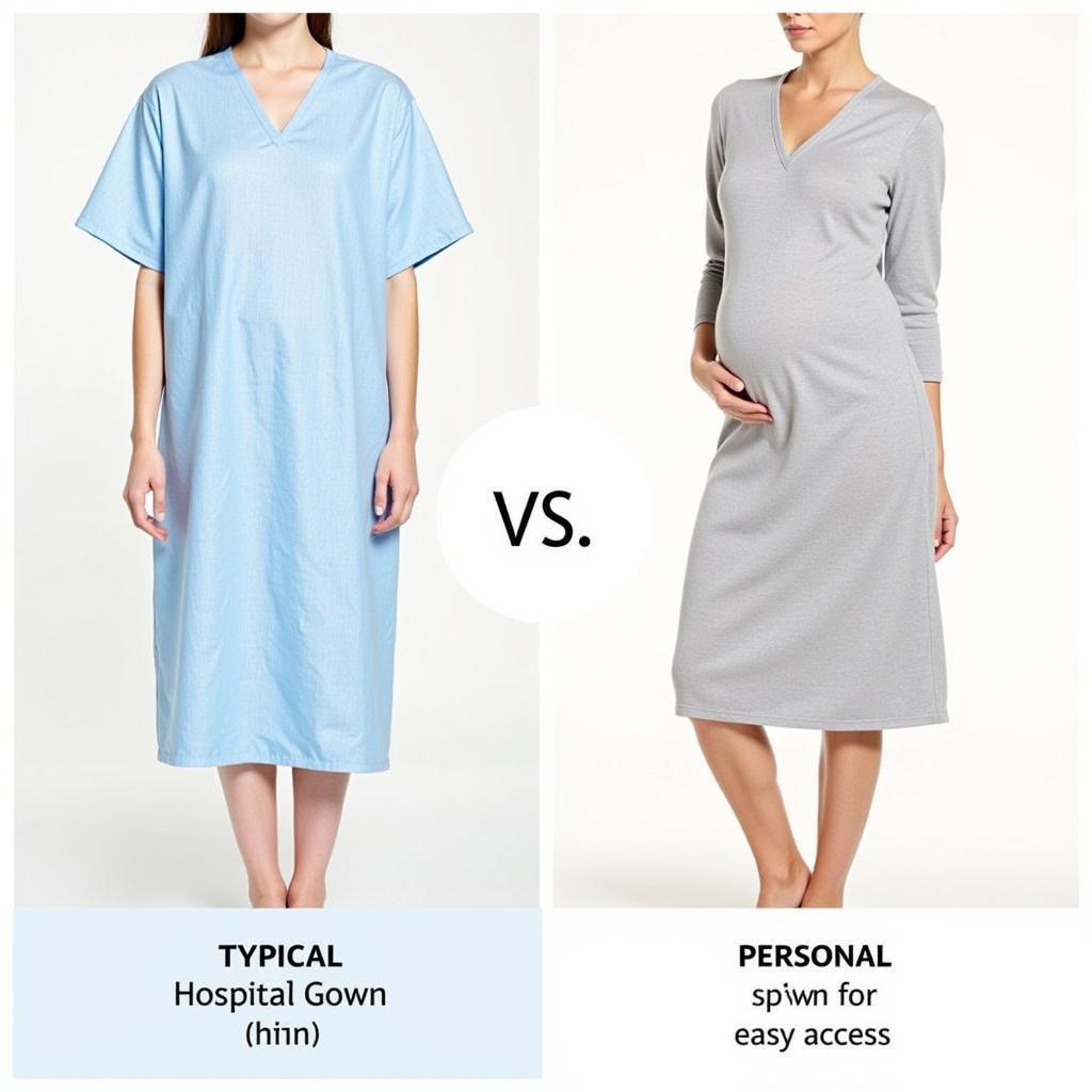 Comparing Personal and Hospital Gowns