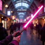 Pink Lightsaber in Star Wars