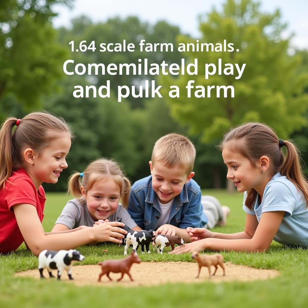 Engaging with 1:64 Farm Animals for Educational and Imaginative Play