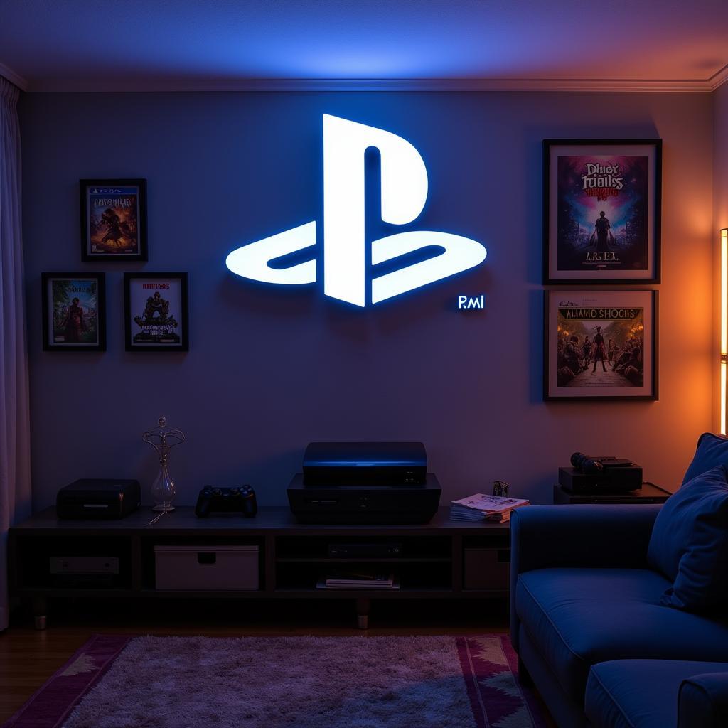 PlayStation Wall Decor Ideas for Living Room