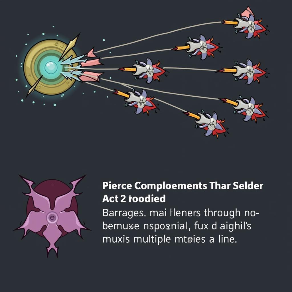 Barrage with Pierce Support