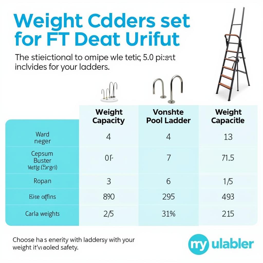 Pool Ladder Weight Capacity Chart