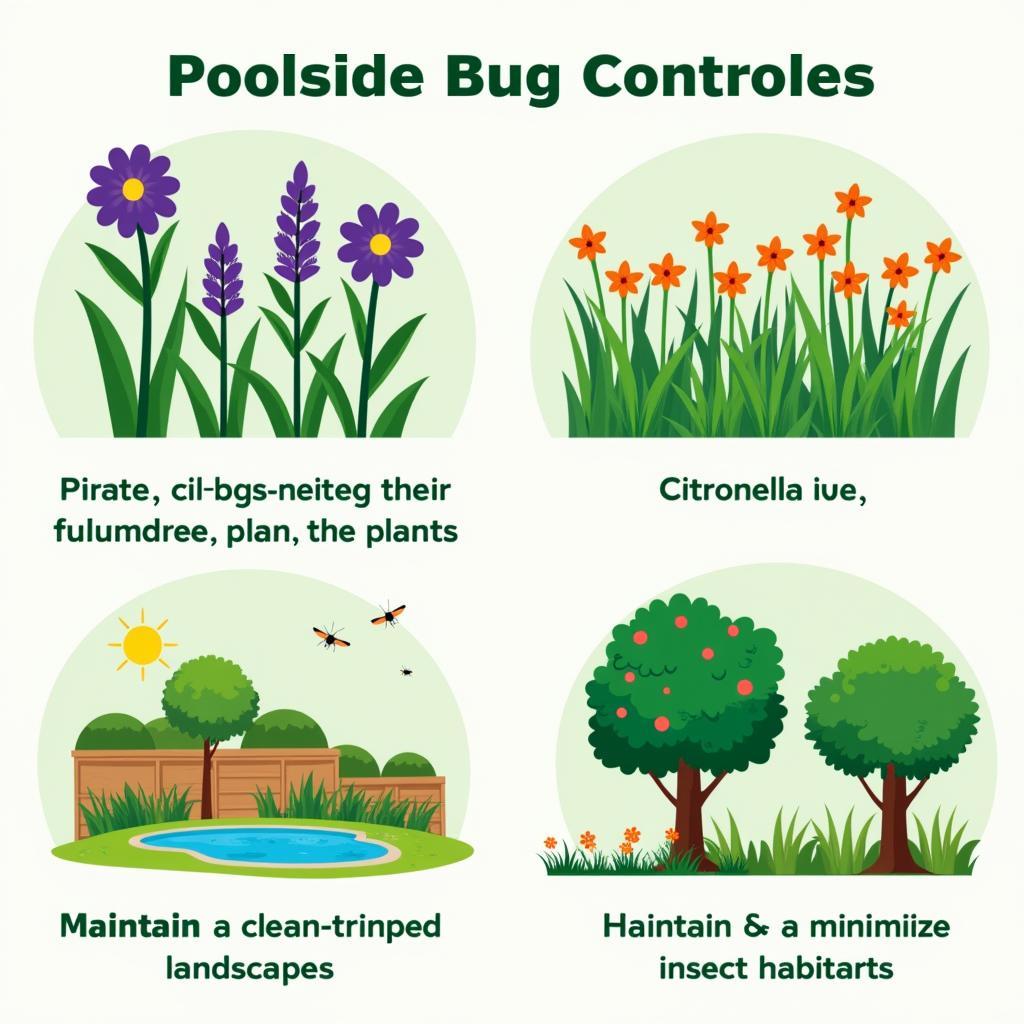 Poolside Landscaping for Bug Control: Strategic Plant Choices and Maintenance