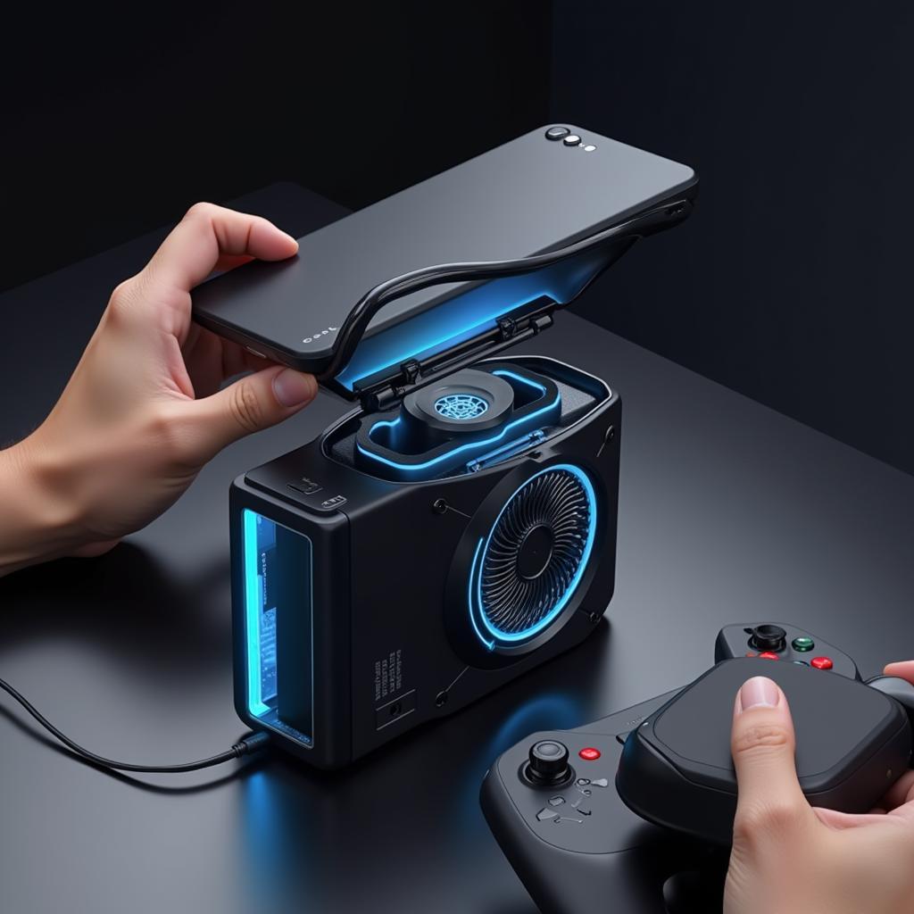 Portable Gaming Fan in a Can